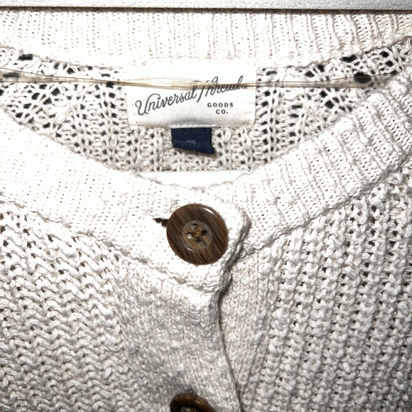 UNIVERSAL THREAD knit wooden button front cardigan - Picture 3 of 6